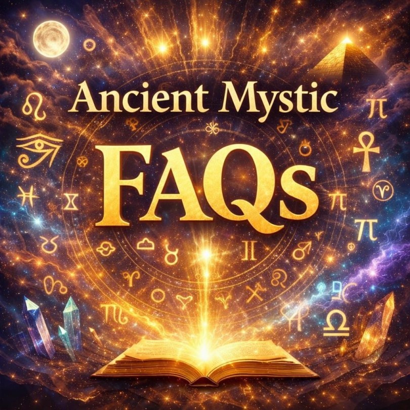 Open ancient book emitting golden light with mystical symbols and a glowing pyramid